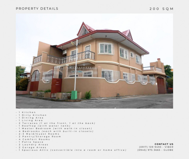 5 Bedroom Family Home In Cainta, Rizal With Garage Space – Flood Free Area