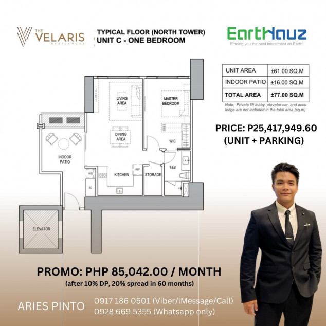 Condo Units For Rent at Velaris Residences Tower, Pasig City