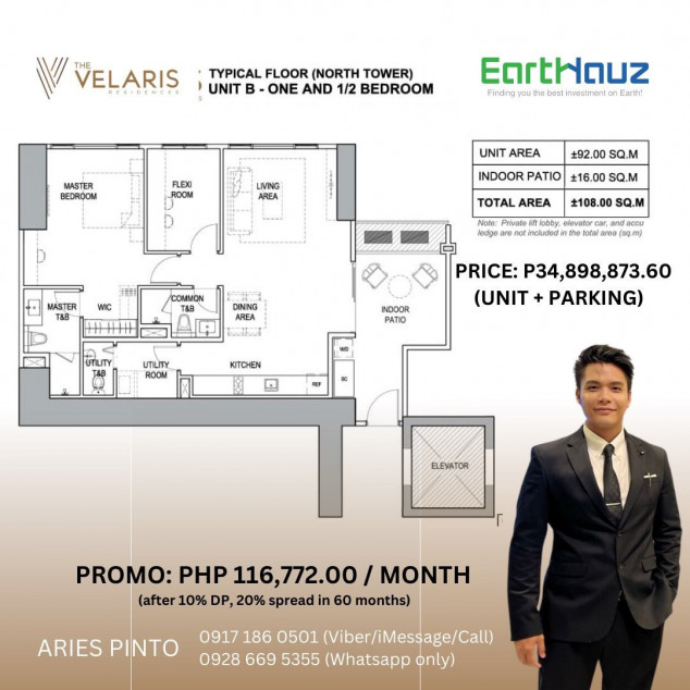 Condo Units For Rent at Velaris Residences Tower, Pasig City