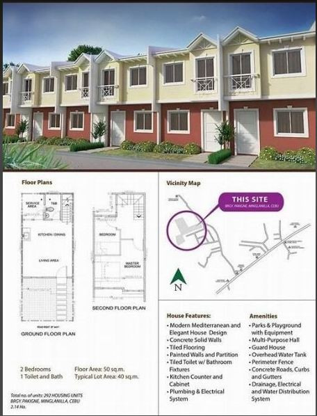 CODE 234 For Sale 1 Bedroom House At Garden Bloom South, Pakigne, Minglanilla, Cebu