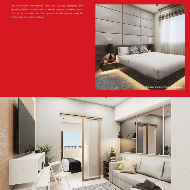 RFO 1 Bedroom Unit At Red Residences Chino Roces Makati City By SMDC Condo