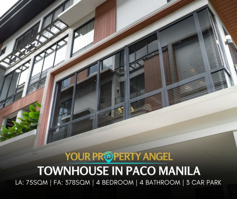 For Sale: 4-Bedroom Townhouse in Paco, Manila