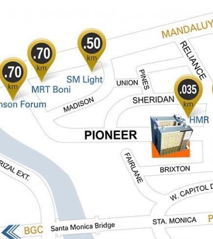 Cityland Pioneer Heights 1 1-Bedroom Condo near BGC, Ortigas, Pasig