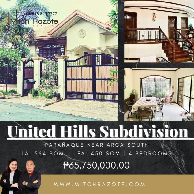 4-Bedroom House & Lot For Sale At United Hills UPS 1 Paranaque