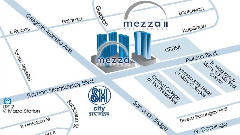 61 sqm. Condo Unit For Sale in Mezza Residences, Quezon City