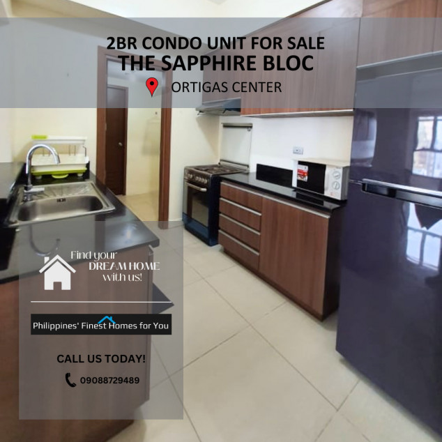 2BR Condo Unit At The Sapphire Bloc For Sale