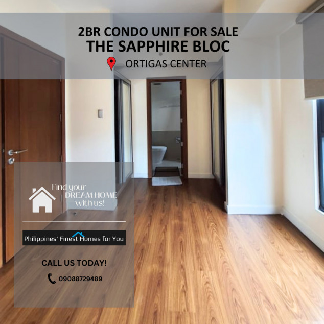 2BR Condo Unit At The Sapphire Bloc For Sale