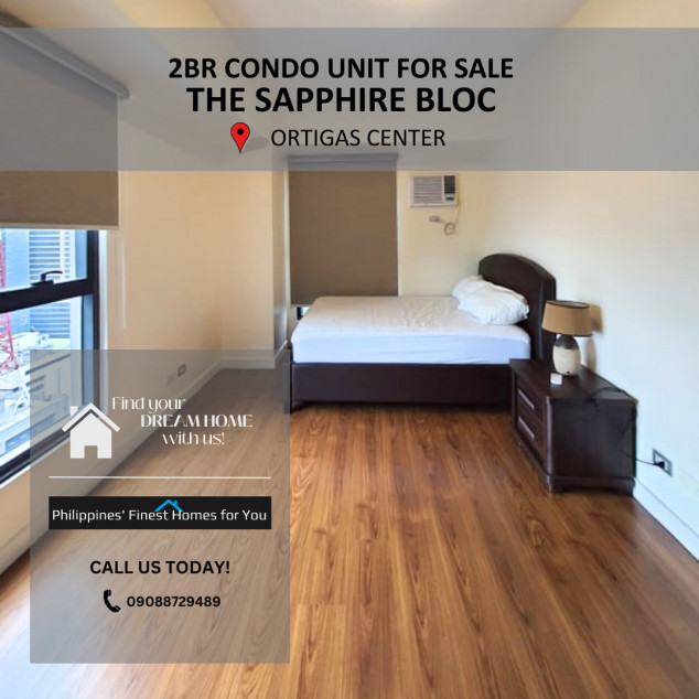 2BR Condo Unit At The Sapphire Bloc For Sale