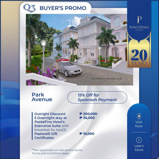 316 sqm. Prime Residential Lot For Sale at Park Avenue at The Mansions, Batangas City
