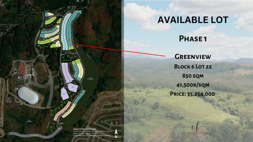 850 SQM Greenview Lot In Miravera By Ayala Land Premier
