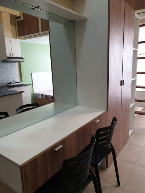 Studio Loft Type Unit With Balcony For Rent At Vertis North Quezon City