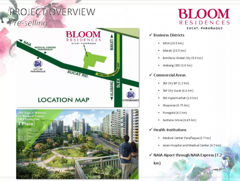 2 Bedroom With Balcony Condominium Unit At Bloom Residences Paranaque City