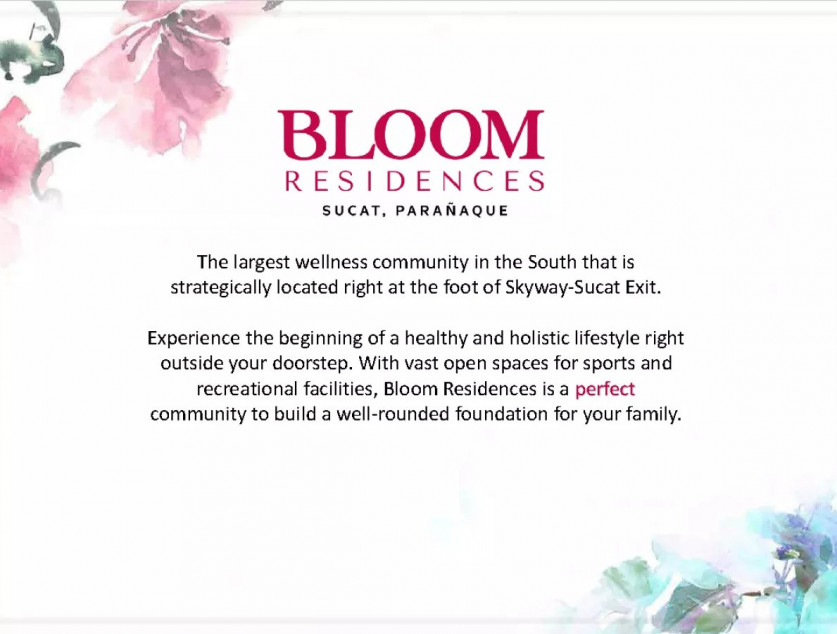2 Bedroom With Balcony Condominium Unit At Bloom Residences Paranaque City