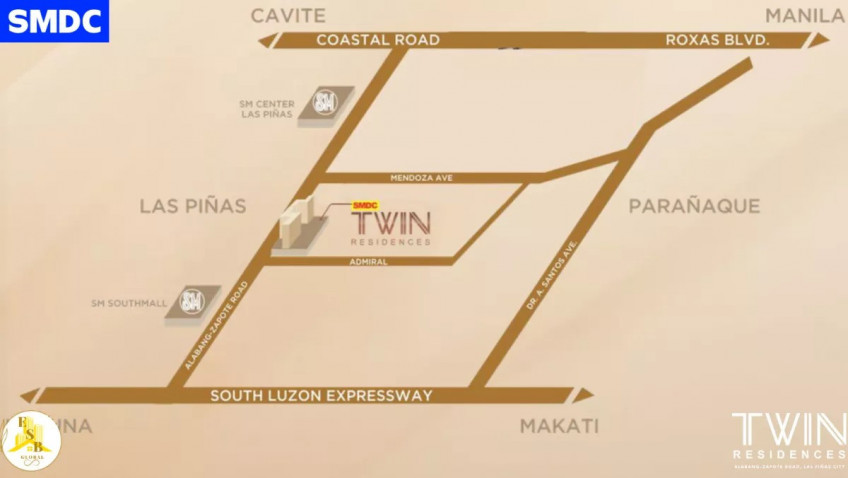 1 Bedroom Condominium Unit With Balcony For Sale In Twin Residences In Las Pinas