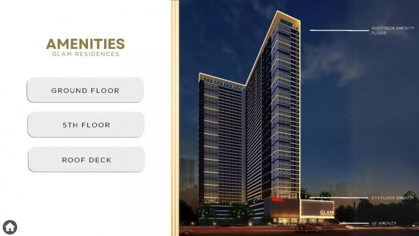 1 Bedroom Condominium Unit At Glam Residences In GMA Quezon City