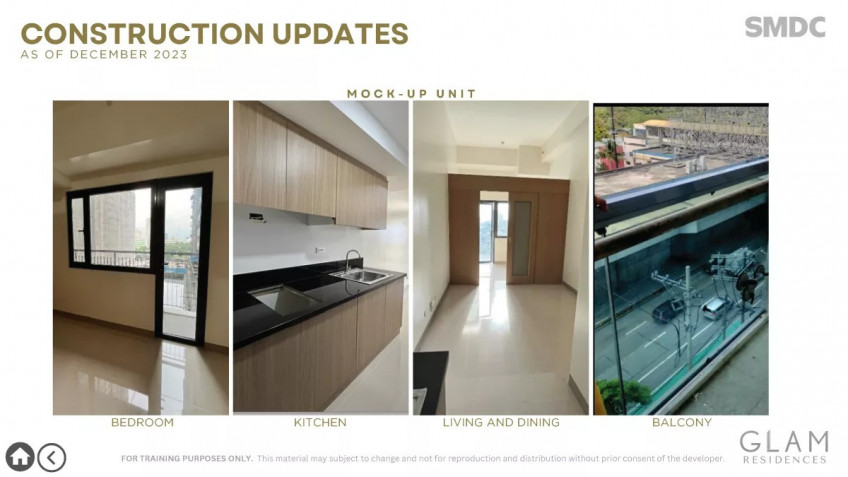 Pasalo: 1 Bedroom Unit At Glam Residence GMA Quezon City