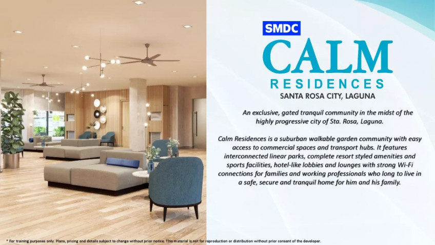 1 Bedroom Condominium Unit In Calm Residences Sta Rosa Laguna For Only 14k Phpy
