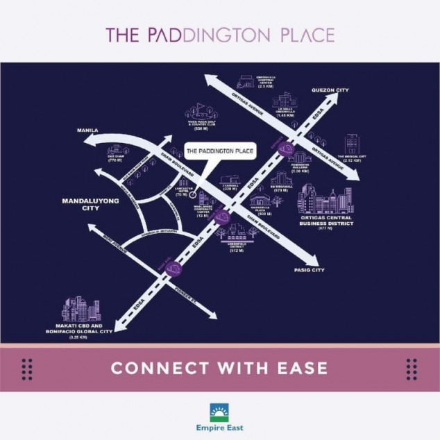 For Sale No Downpayment Studio Unit in The Paddington Place, Shaw Mandaluyong