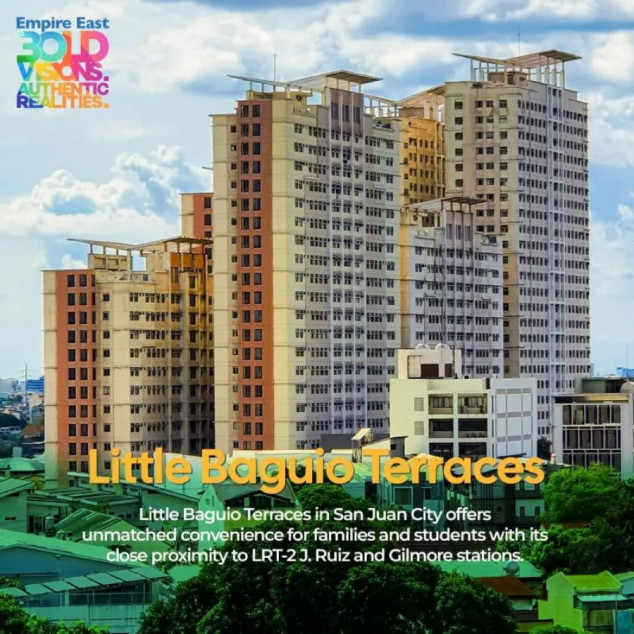 2 Bedroom Condominium Unit for Sale at Little Baguio Terraces in San Juan Manila