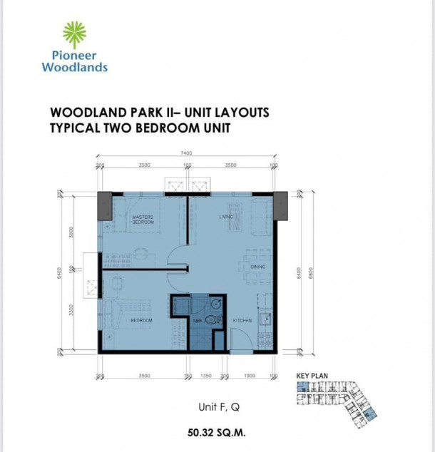 1 Bedroom For Sale RFO Rent to Own Pioneer Woodlands in Boni Avenue, Mandaluyong