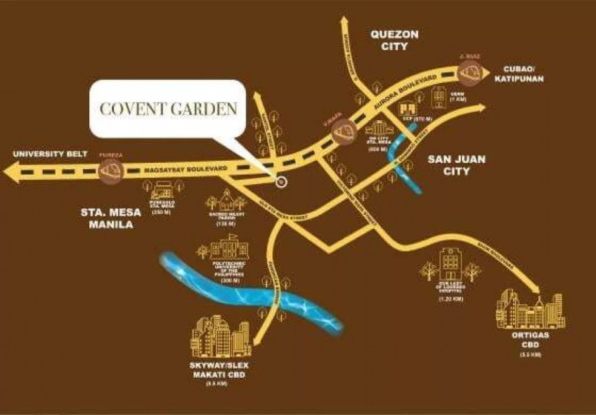 Sta. Mesa Manila Condo for SALE, Covent Garden Studio 1Bedroom 2Bedroom