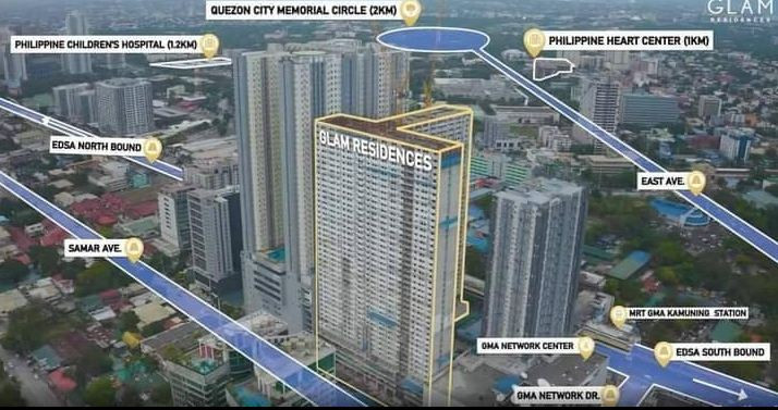 CODE# 666 Condo For Sale In Glam Residences Gma - Kamunig, Quezon City