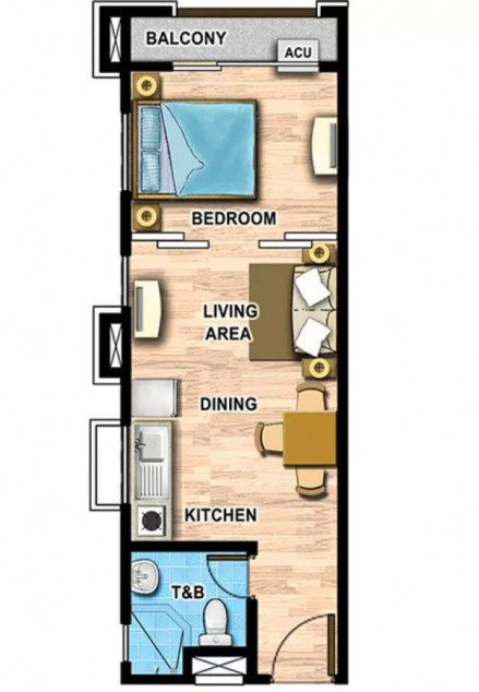 One Oasis Cagayan De Oro | 1 Bedroom Mid-Rise Condo Unit For Sale In Misamis Oriental