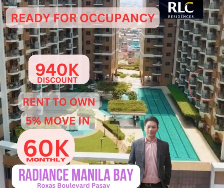 Rent to Own Condo The Radiance Manila Bay by Robinsons Land for sale