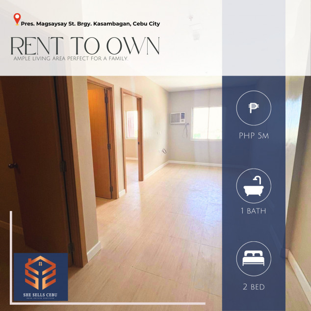 Rent To Own 2 Bedroom Condominium Unit For Sale In Mabolo, Cebu Philippines