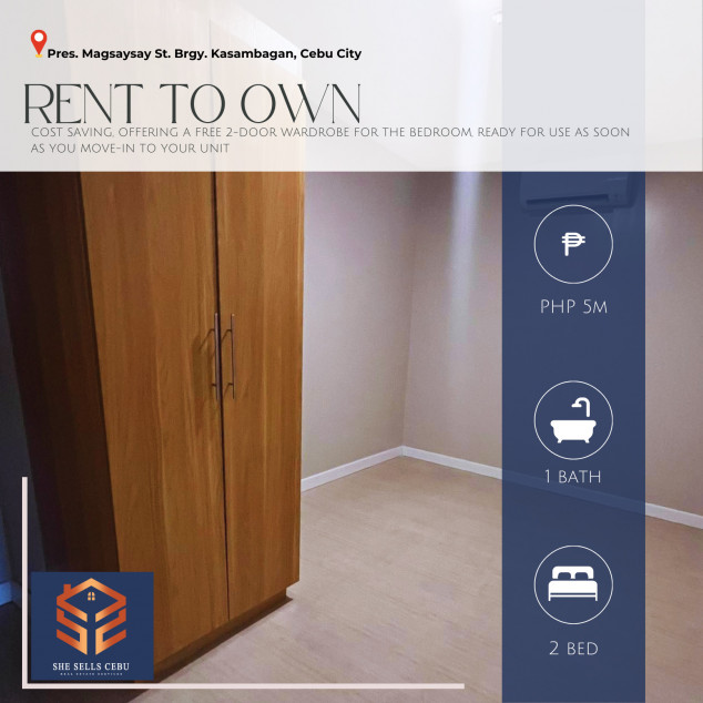 Rent To Own 2 Bedroom Condominium Unit For Sale In Mabolo, Cebu Philippines