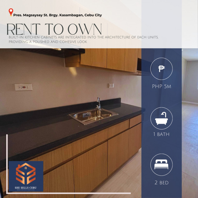 Rent To Own 2 Bedroom Condominium Unit For Sale In Mabolo, Cebu Philippines