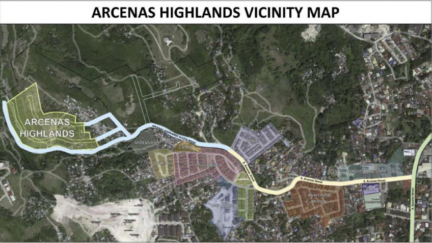 CODE 691  Lot For Sale In Arcenas Highlands In Banawa Cebu City