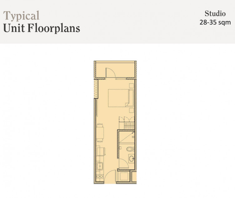 34 SQM Studio With Parking - Maple At Verdant Towers