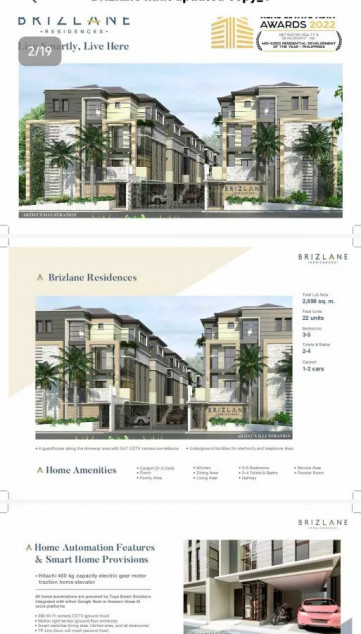 Brizlane Residences House and Lot Tandang Sora Quezon City