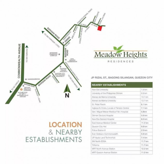 Bagong Silangan, Meadow Heights 3 Bedrooms Quezon City