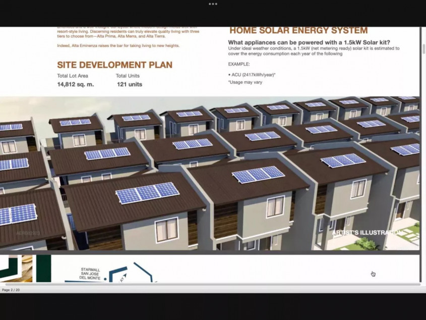 Alta Eminenza For Sale 3Bedroom House And Lot In San Jose Del Monte, Bulacan