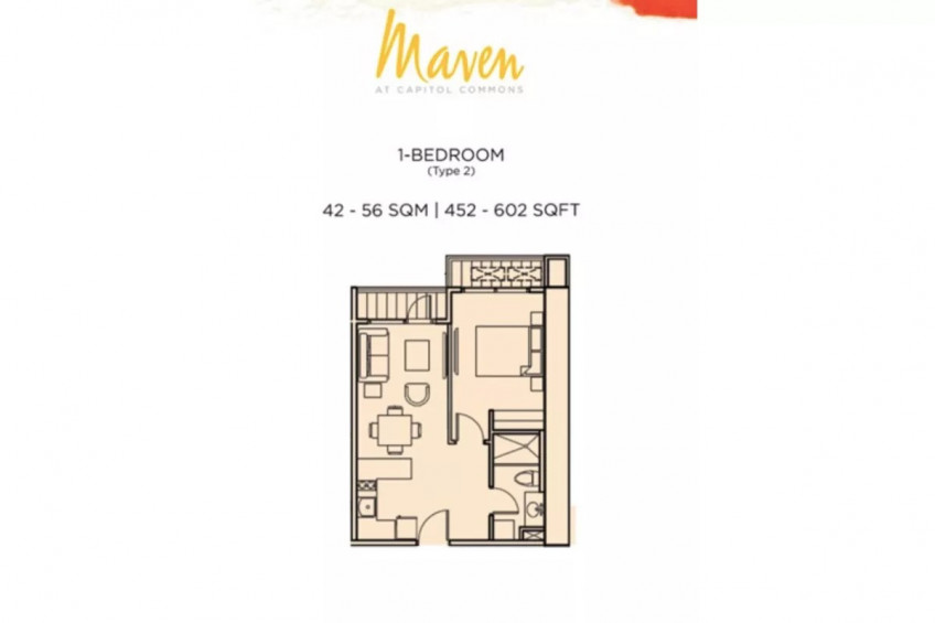 Maven 1BR w/ 1 Parking | Capitol Commons, Ortigas