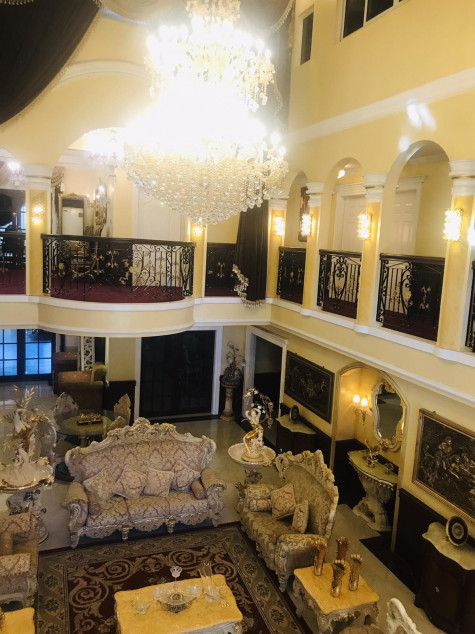 For Sale: 10-BR, 3-Storey Fully Furnished Mediterranean Mansion In Loyola Grand Villas
