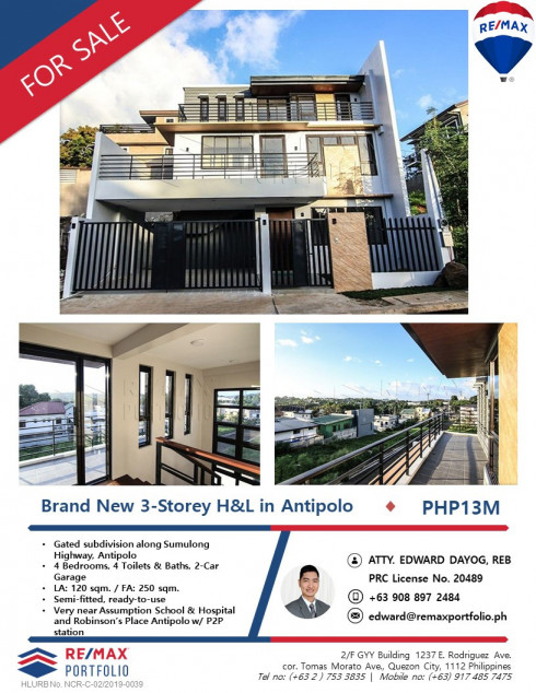 4BR House And Lot For Sale In Antipolo