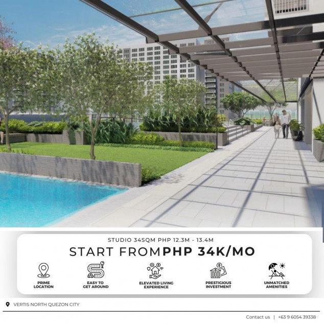 Rush Sale: Studio Condominium in Vertis North – Near SM North Edsa, QC