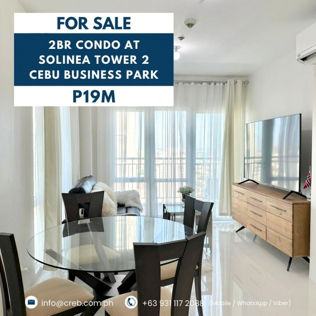 2BR Condo Unit For Sale - Solinea Tower 2, Cebu Business Park, Cebu City
