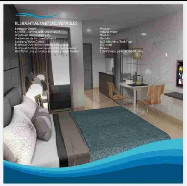 Studio Units 28K Monthly in Cirrus Residences Bridgetown Pasig City