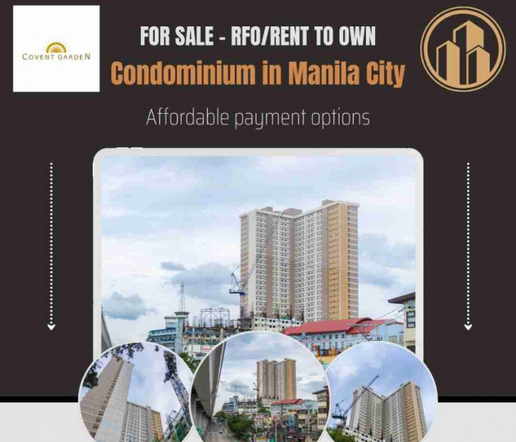 Ready For Occupancy, Rent To Own Condo Units In Manila. 5-10% Dp To Move In.