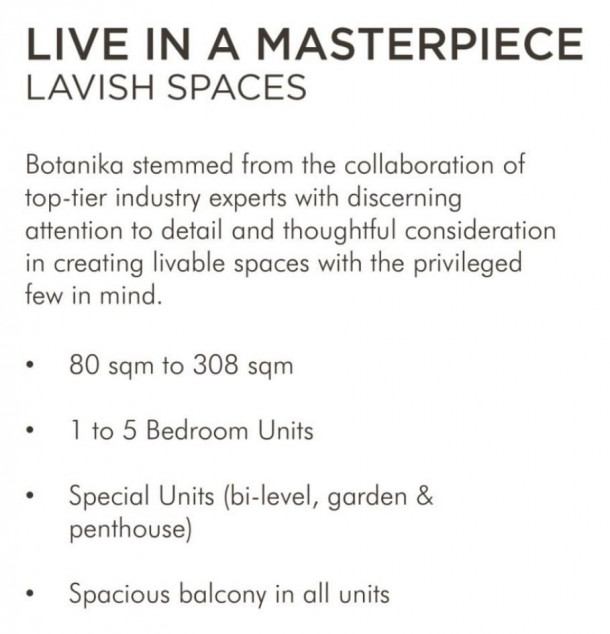 Pre-selling Luxurius Condominium Two Botanika Nature Residences @ Filinvest City