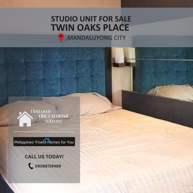 Studio Unit at Twin Oaks Place for Sale