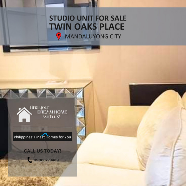 Studio Unit at Twin Oaks Place for Sale