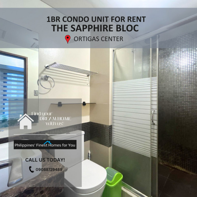 1BR Condo Unit at The Sapphire Bloc Ortigas Center for Rent