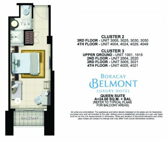 Queen Suite Condotel Unit at Belmont Hotel Boracay for SALE (Assume Balance/Transfer of Rights)