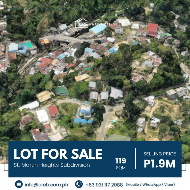 Residential Lot for Sale - St. Martin Heights Subdivision, Guadalupe, Cebu City