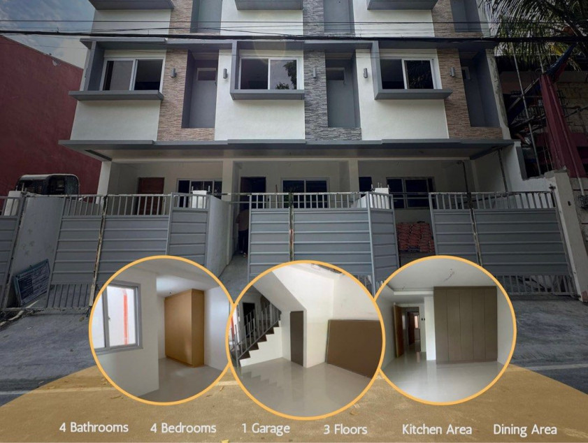 151 sqm 4-Bedroom Townhouse in La Colina Homes, Marikina City